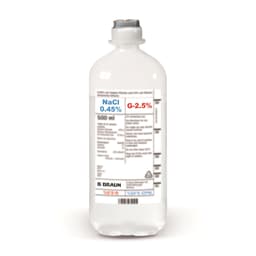 Sodium Chloride 0.45% with Glucose 2.5%-Standard solution for infusion