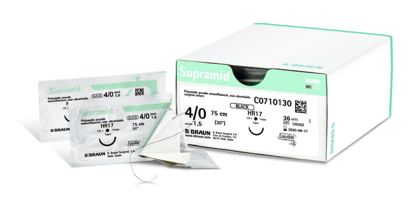 Supramid peel and box-Non-absorbable suture